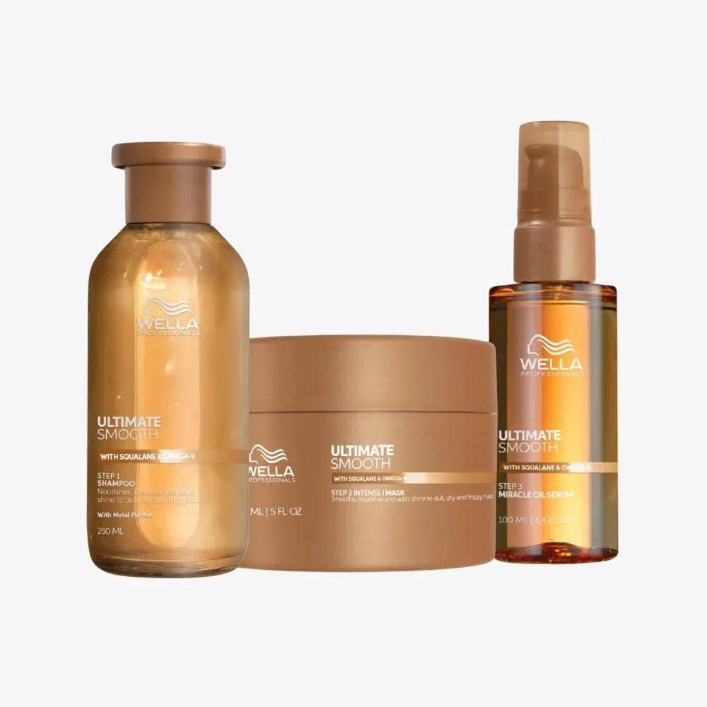 Ultimate Smooth trio Wella Professionals anti-frizz kit