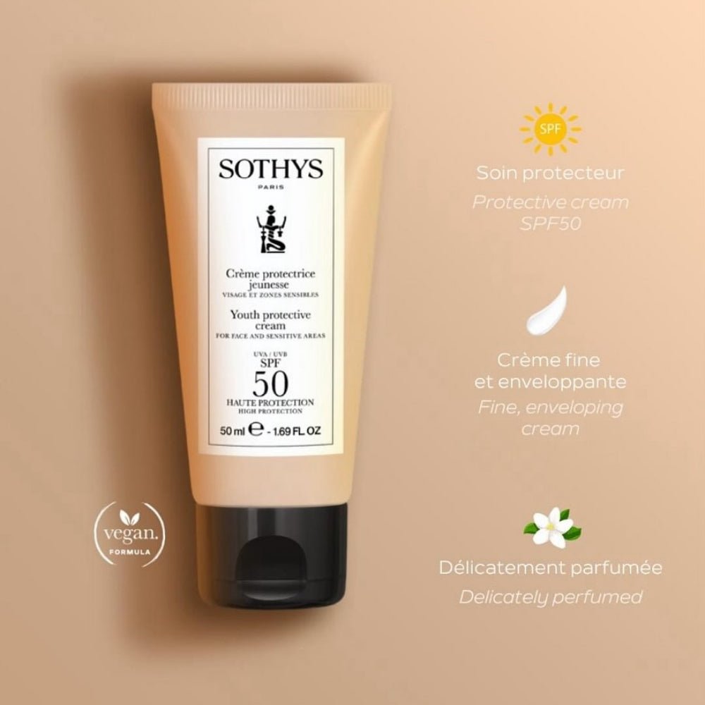 Sothys Creme Protectrice Jeunesse SPF50 viso 50ml - Macchie - Beauty
