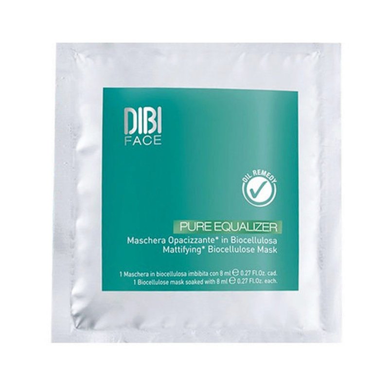 Dibi Pure Equalizer Maschera Opacizzante in Biocellulosa 8ml - Pelle Grassa - Beauty