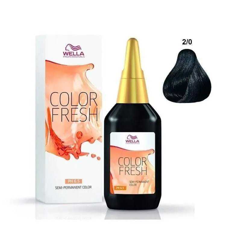 Wella Color Fresh 2-0 Nero 75ml - Riflessanti - best-seller