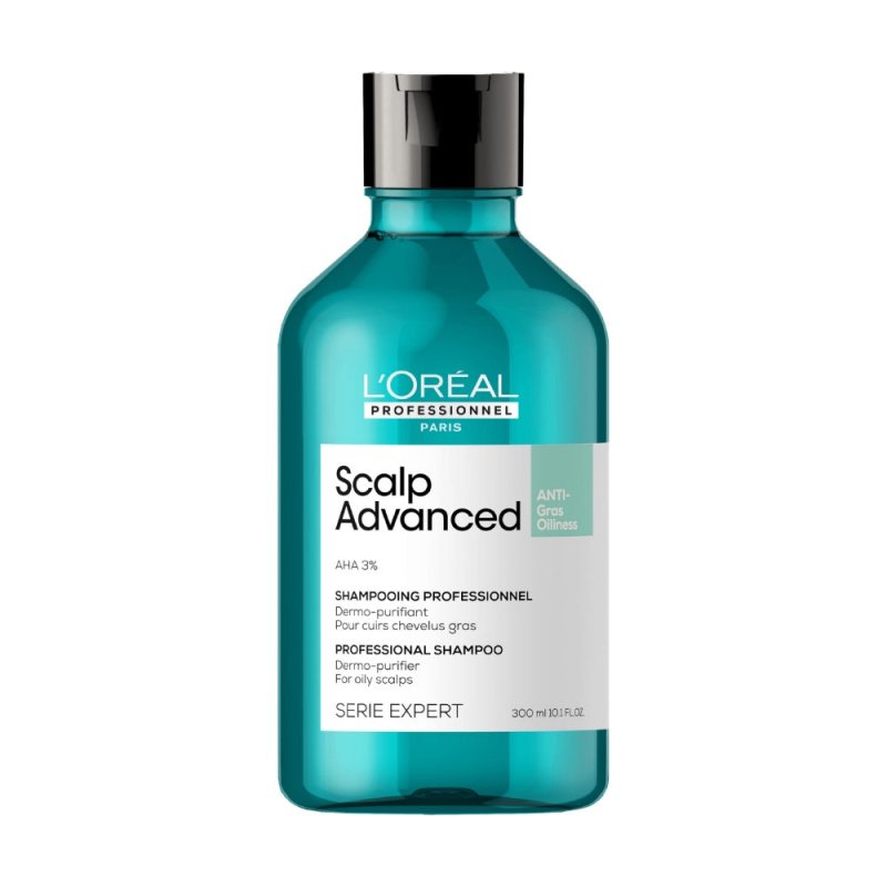 L'Oreal Professionnel Scalp Advanced Shampoo Anti Oiliness cute grassa - Serie Expert - Capelli