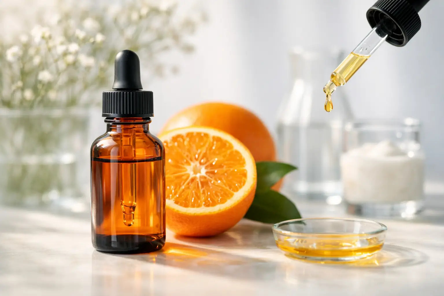 Siero vitamina C viso per pelle spenta