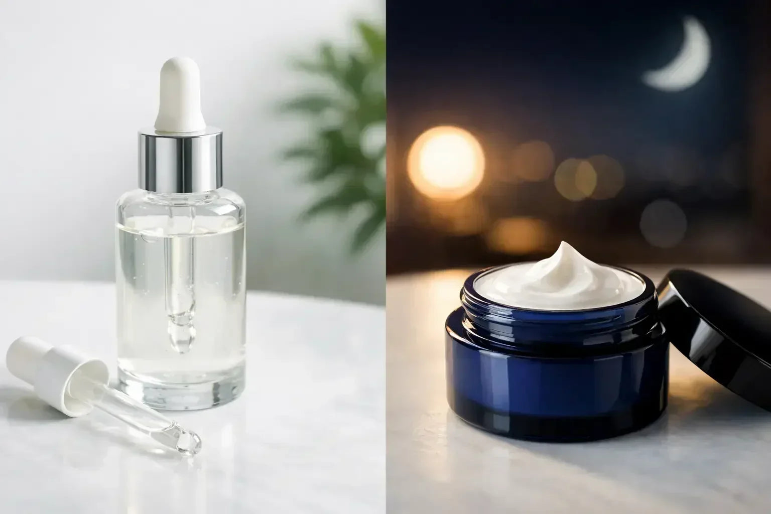Siero viso o crema notte: cosa usare e quando