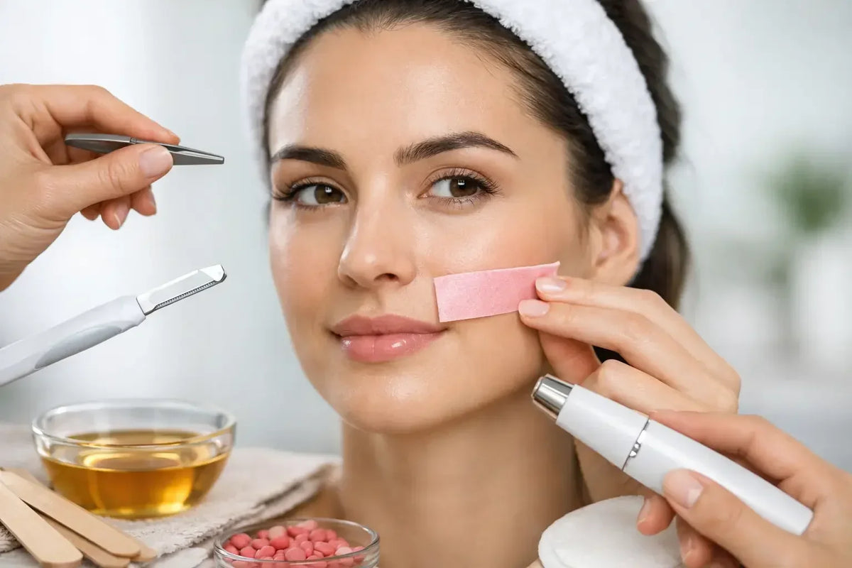 Guida alla depilazione viso: metodi sicuri