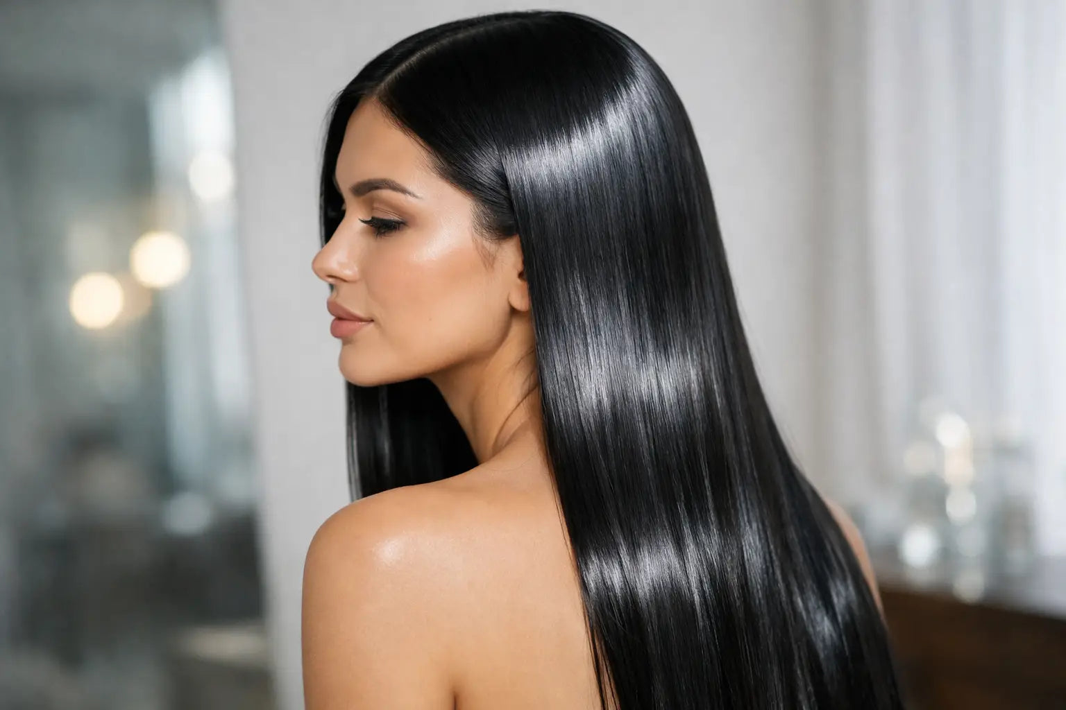 Glass hair: come ottenere capelli effetto specchio con prodotti professionali