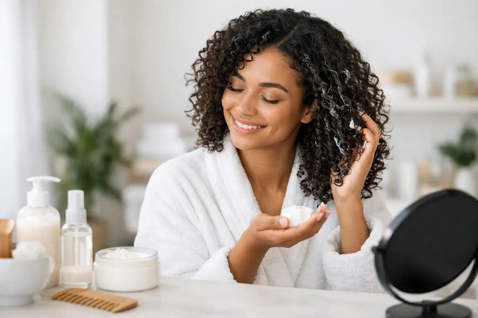 Routine Capelli Ricci Professionale a Casa: Guida Completa