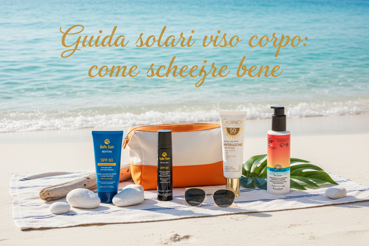 Guida solari viso corpo: come scegliere bene