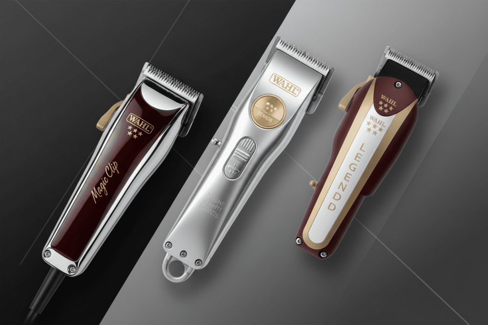 Tagliacapelli professionali Wahl: Magic Clip, Cordless Senior e Legend per barbieri