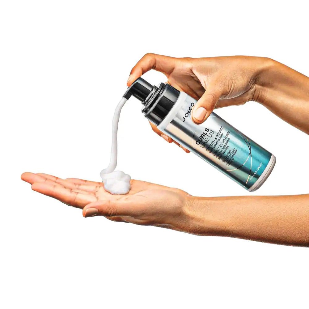 Joico Curls Like Us Smooth & Bounce Curl Hydrating Foam schiuma capelli ricci 200ml - Planethair 