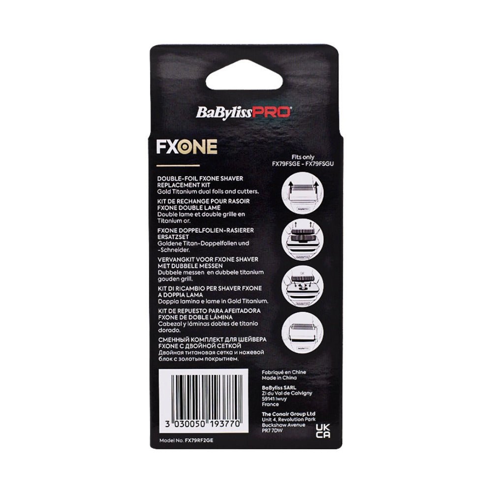 Testina di Ricambio per Shaver FXone Gold Babyliss Pro - Planethair 