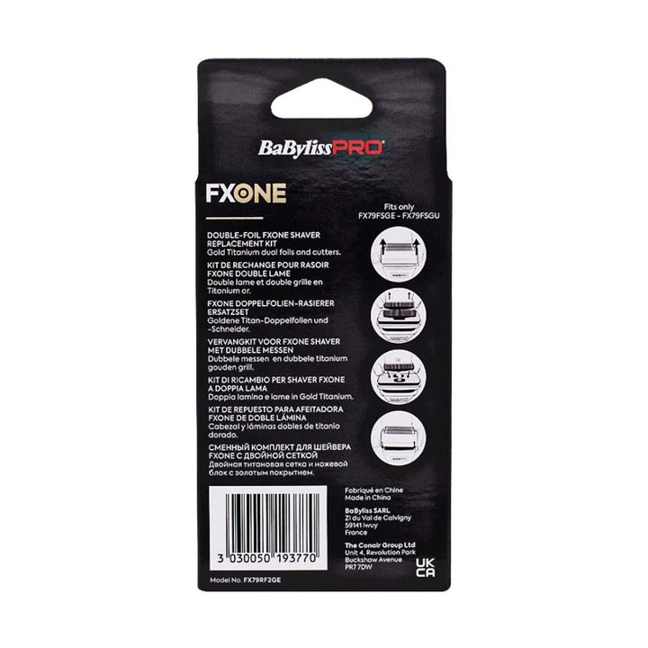 Testina di Ricambio per Shaver FXone Gold Babyliss Pro - Planethair 
