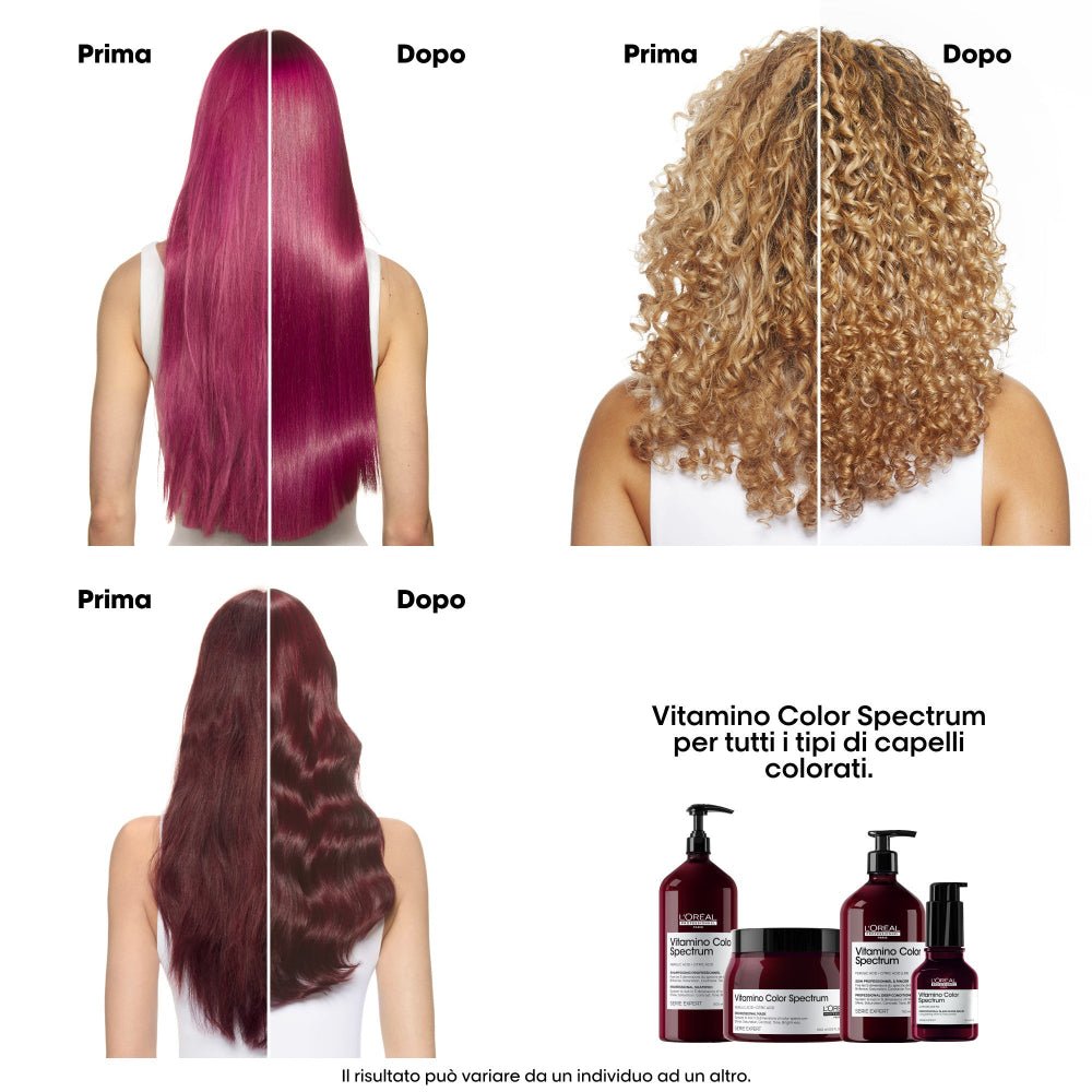 Vitamino Color Spectrum kit capelli colorati L'Oréal Professionnel esempi 
