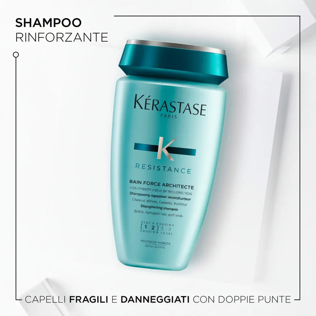 Kerastase Bain Force Architecte Shampoo Ricostruttivo 250ml - Planethair