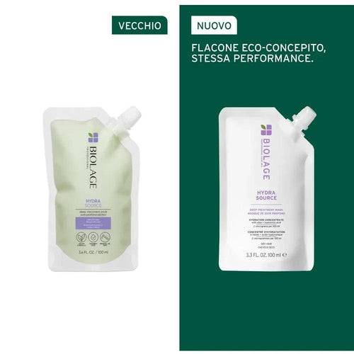 Biolage Hydra Source Deep Treatment Pack maschera capelli secchi 100ml - Planethair