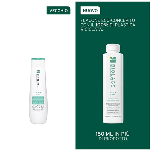 Biolage Scalp Sync Calming Shampoo cuoio capelluto secco o sensibile 400ml - Planethair