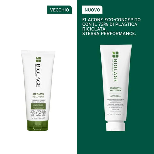 Biolage Strength Recovery Conditioner Capelli Fragili 236ml - Planethair