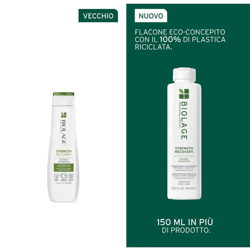 Biolage Strength Recovery Shampoo Capelli Fragili 400ml - Planethair
