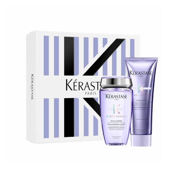 Kérastase Blond Absoluシャンプートリートメント 4点セット Blond Absolu Hair Care Set for Platinum Blonde Hair | Kérastase