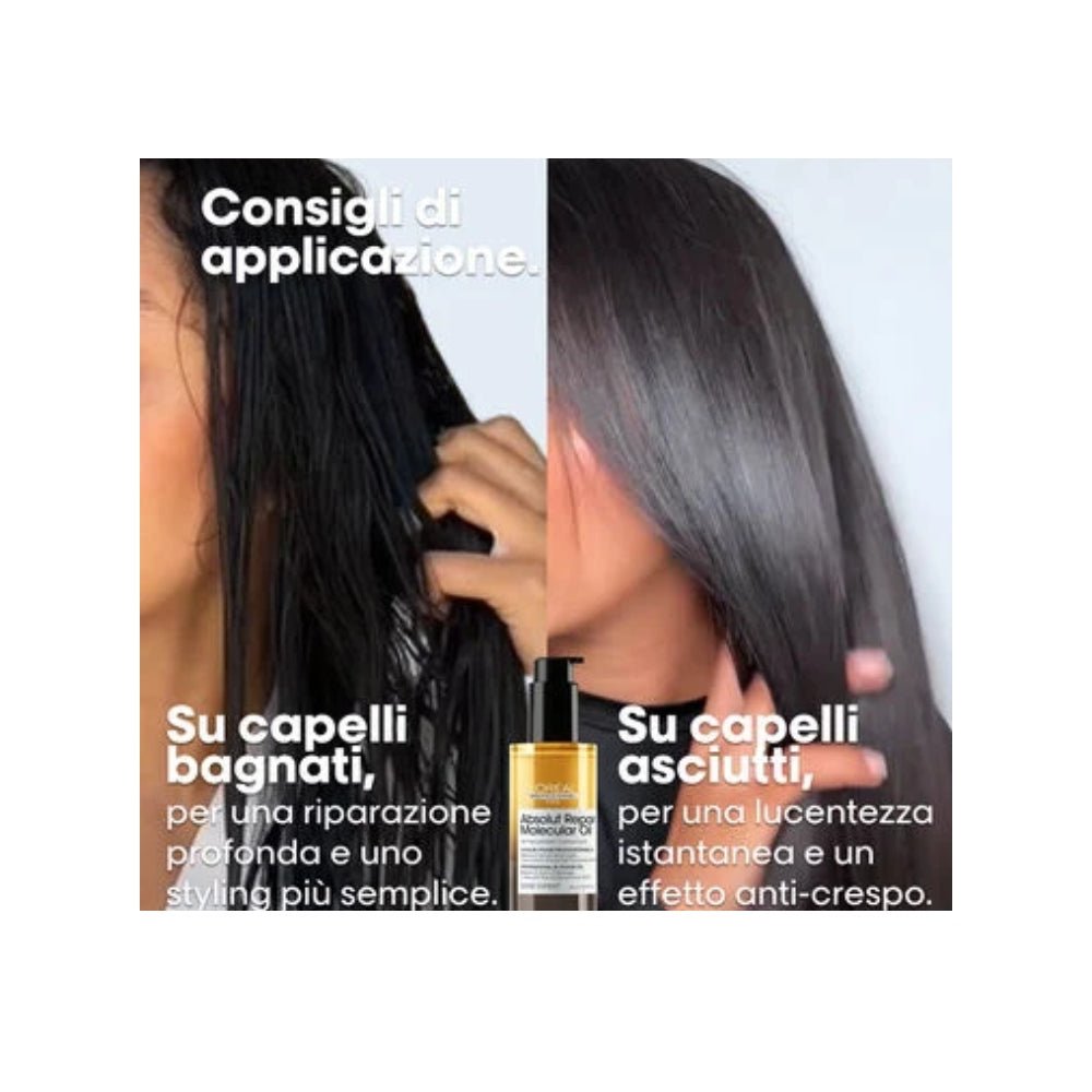 consigli di applicazione olio Bifasico capelli crespi