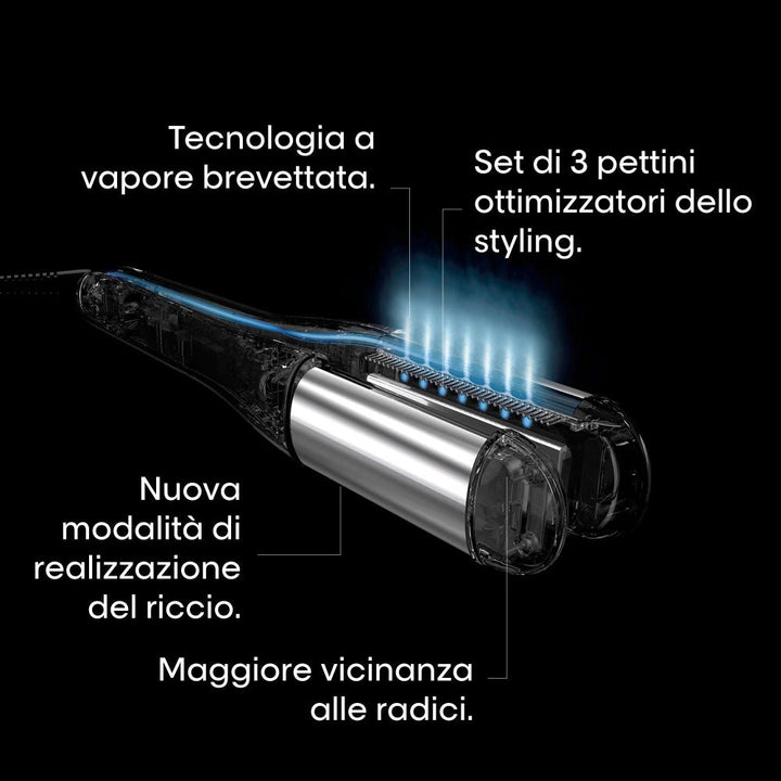 SteamPod 4 Meteora tecnologia brevettata piastra a vapore
