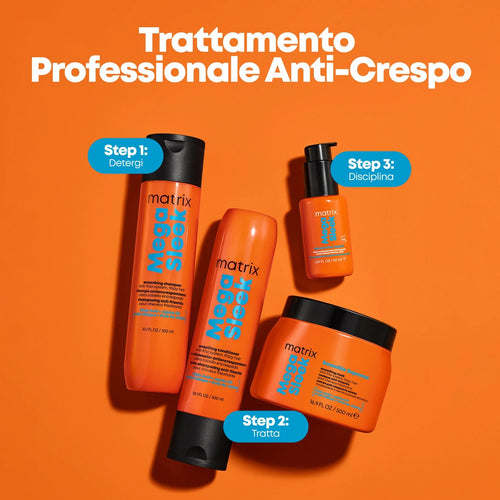 Matrix Mega Sleek trattamento anti crespo per capelli lisci