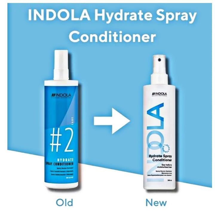 Indola Hydrate Spray Conditioner capelli secchi 300ml - Planethair 
