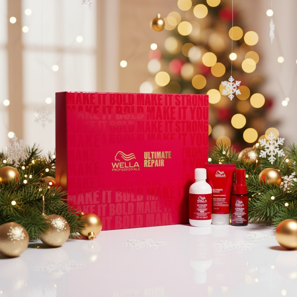 Wella Professionals Ultimate Repair Cofanetto Regalo - Shampoo 100ml Maschera 75ml Miracle Hair Rescue 30ml