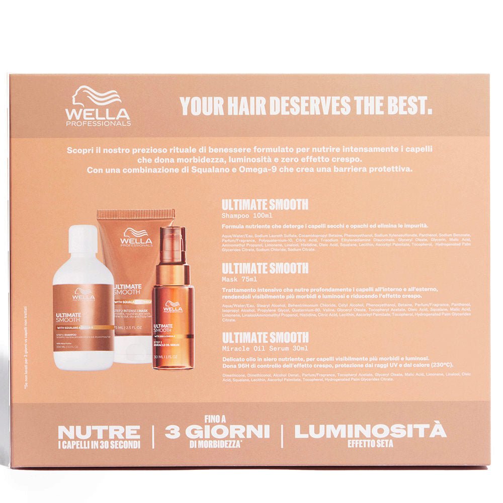 Contenuto Wella Professionals Ultimate Smooth Cofanetto Regalo 