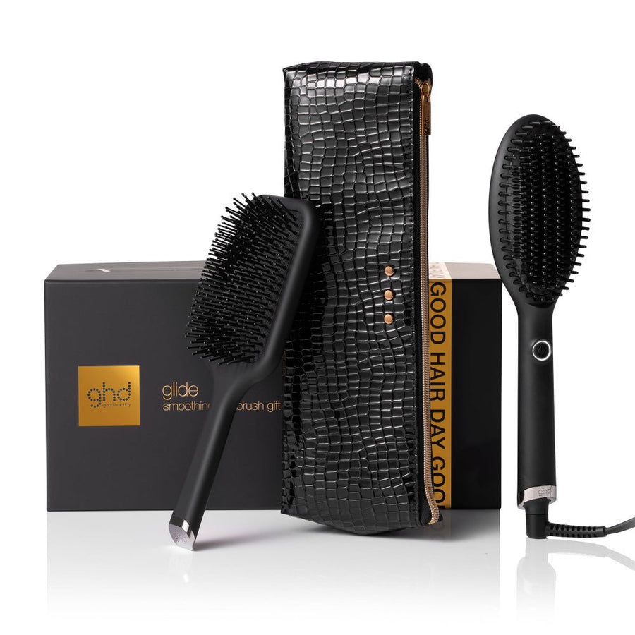 GHD Glide Hot Brush + Paddle Brush - set regalo spazzola lisciante e spazzola