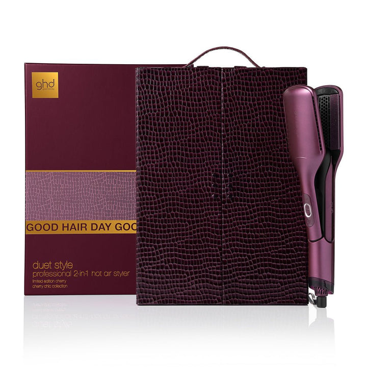 GHD Duet Style Cherry Chic - Piastra asciugacapelli professionale limited edition
