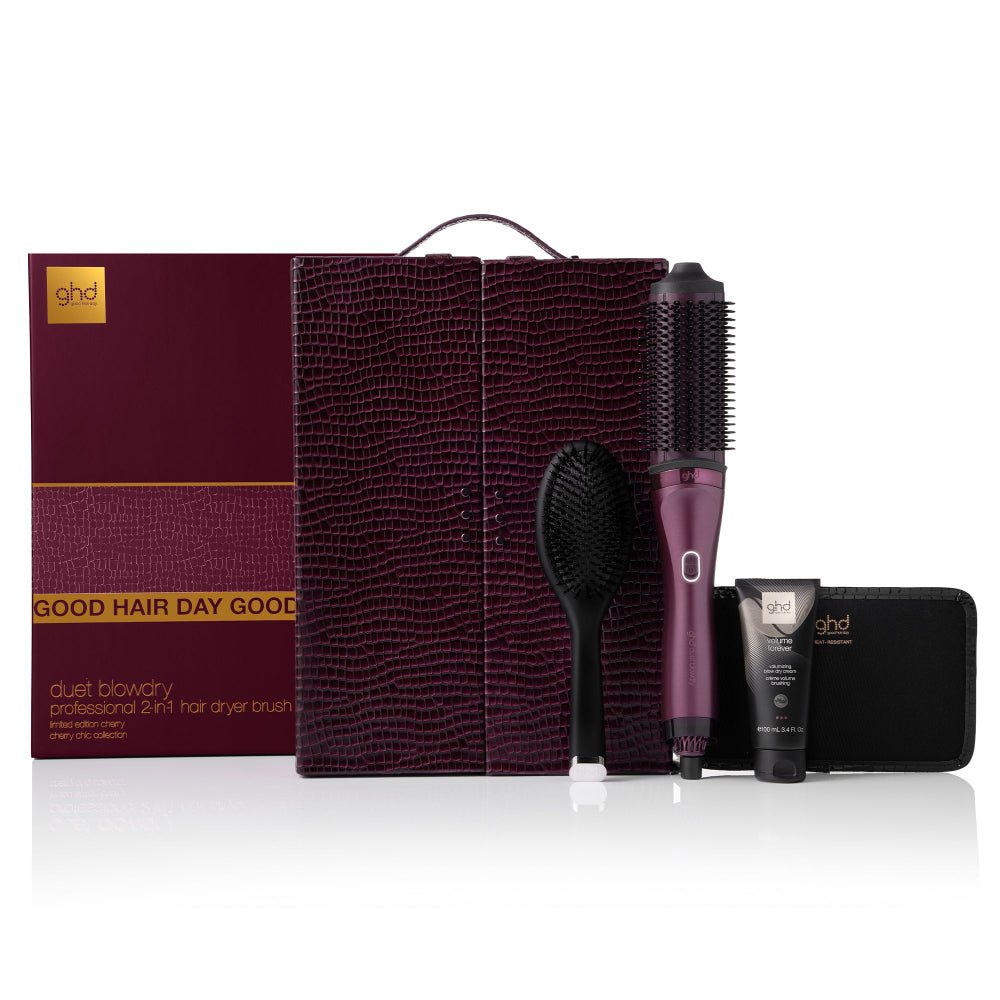 GHD Duet Blowdry Cherry Chic - set regalo spazzola asciugacapelli limited edition