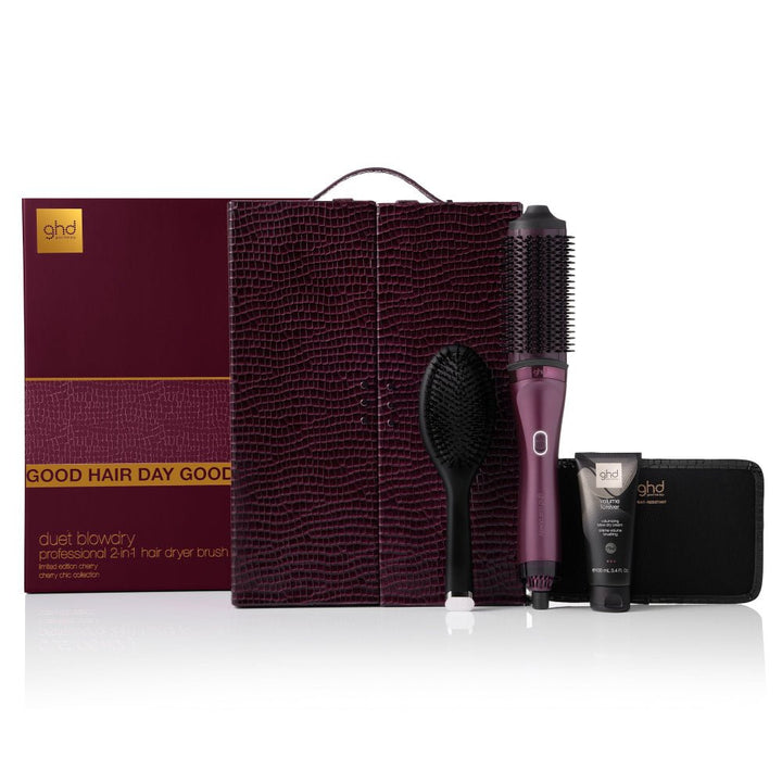 GHD Duet Blowdry Cherry Chic - set regalo spazzola asciugacapelli limited edition