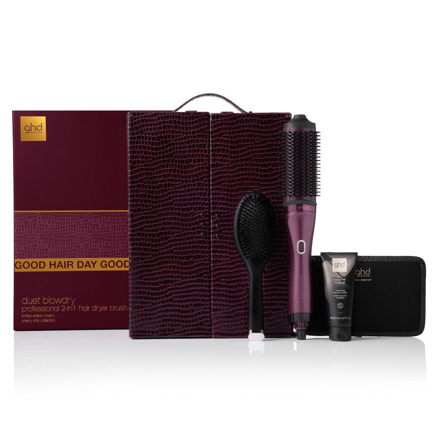 GHD Duet Blowdry Cherry Chic - set regalo spazzola asciugacapelli limited edition
