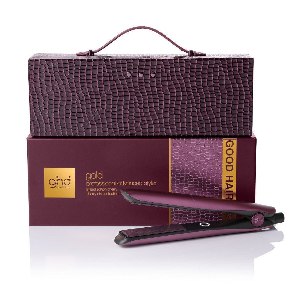 GHD Gold Styler Cherry Chic - Piastra per capelli professionale limited edition
