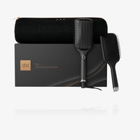 GHD Glide+ Max Gift Set Nero, Spazzola Lisciante + Paddle Brush