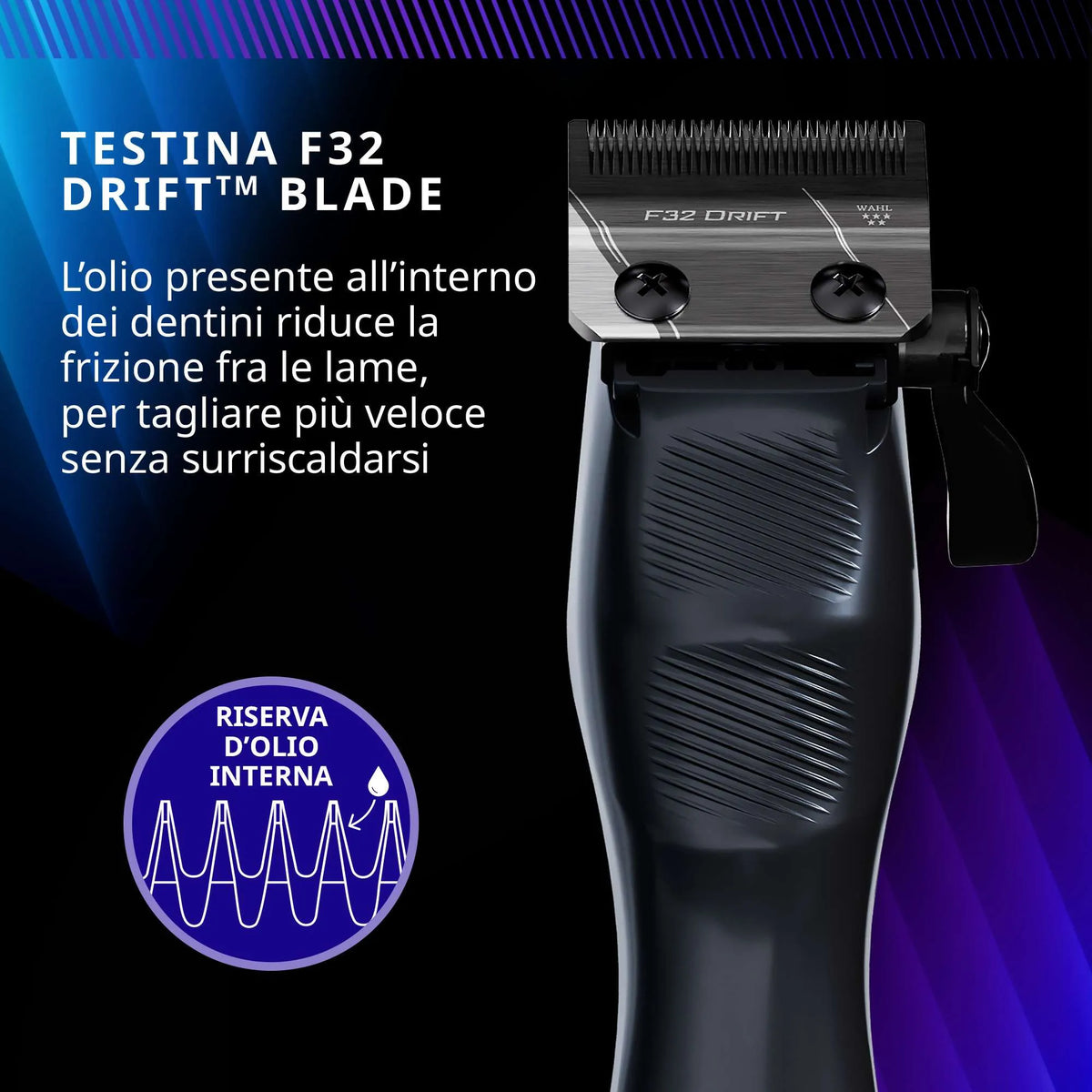 Wahl Vapor Switch Tagliacapelli Professionale Cordless Nero