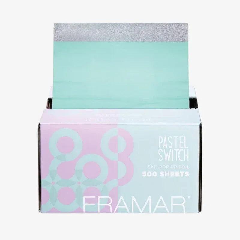 Framar Pop UP Pastel Switch Fogli Alluminio Pre-Tagliati 5x11 500 PZ