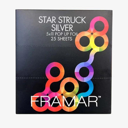 Framar Star Struck Silver Fogli Alluminio Pre Tagliati 5x11 25PZ - Planethair