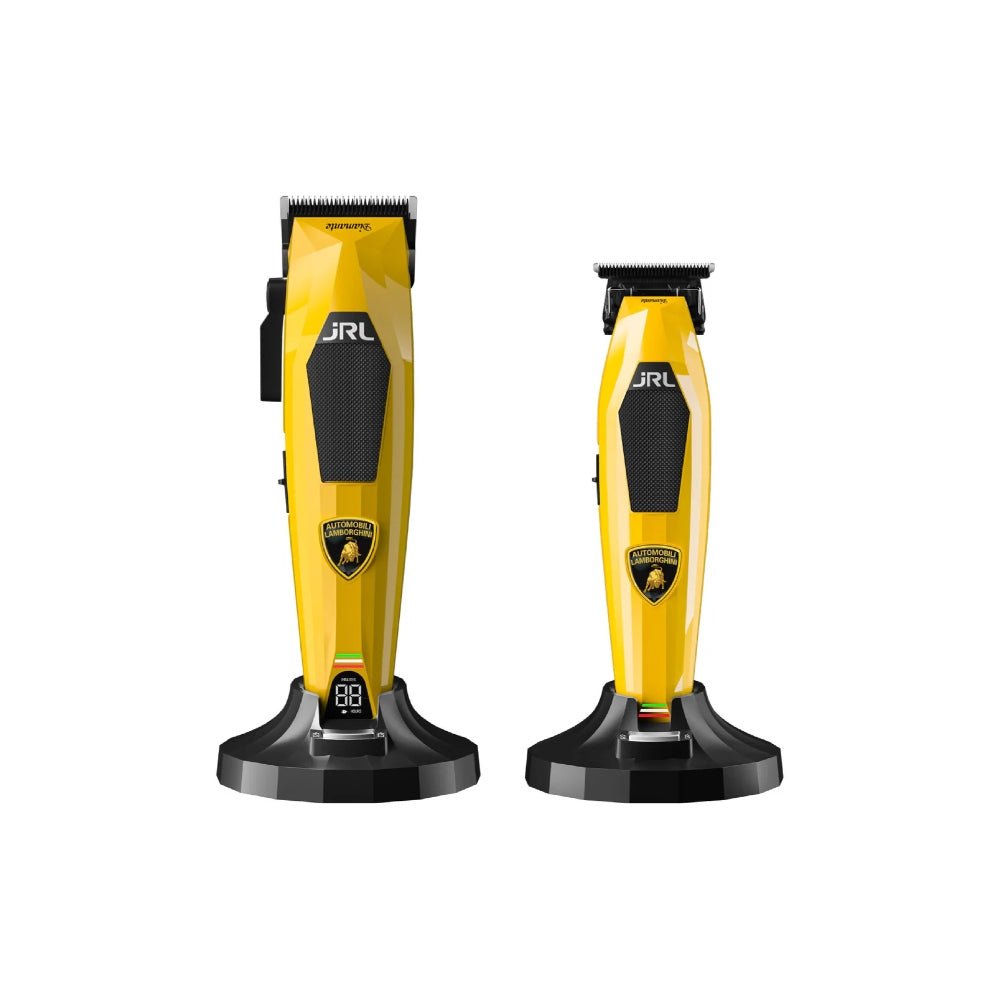 JRL Lamborghini Diamante Set Clipper e Trimmer Gialla