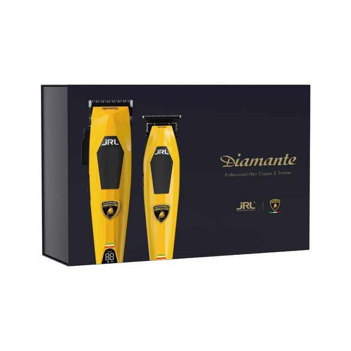 JRL Lamborghini Diamante Set Clipper e Trimmer Gialla confezione regalo
