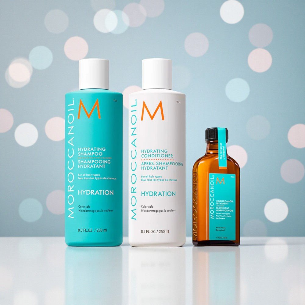 Moroccanoil Idea Regalo Set Hydration shampoo conditioner e olio idratante