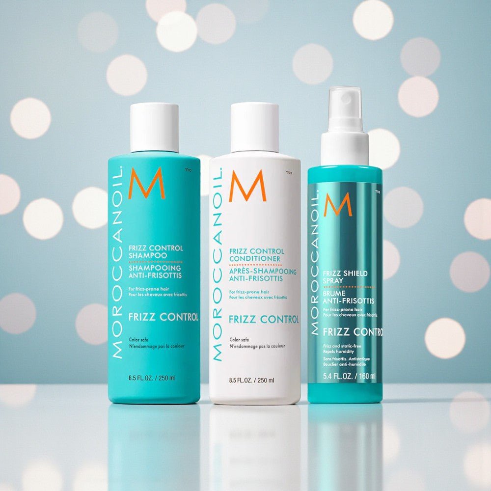 Moroccanoil Idea Regalo Set Frizz shampoo conditioner e spray anticrespo