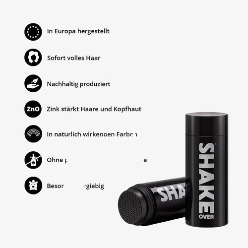 SHAKE OVER Fibre per Capelli con Zinco