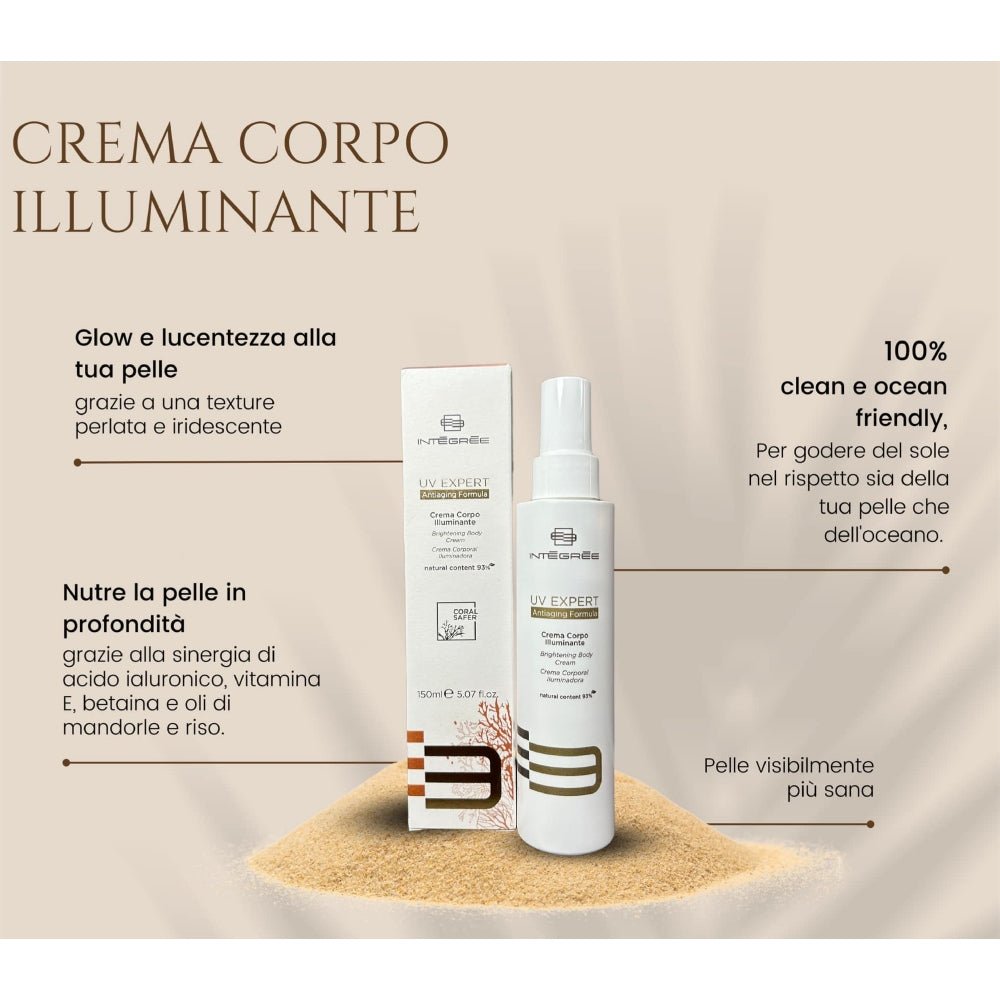 Integree Crema Corpo Illuminante 150ml - Planethair 