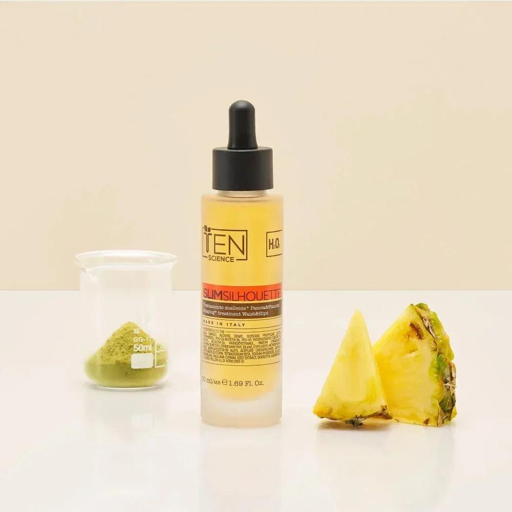 TEN Slim Silhouette Trattamento Snellente Pancia e Fianchi 50ml - Planethair