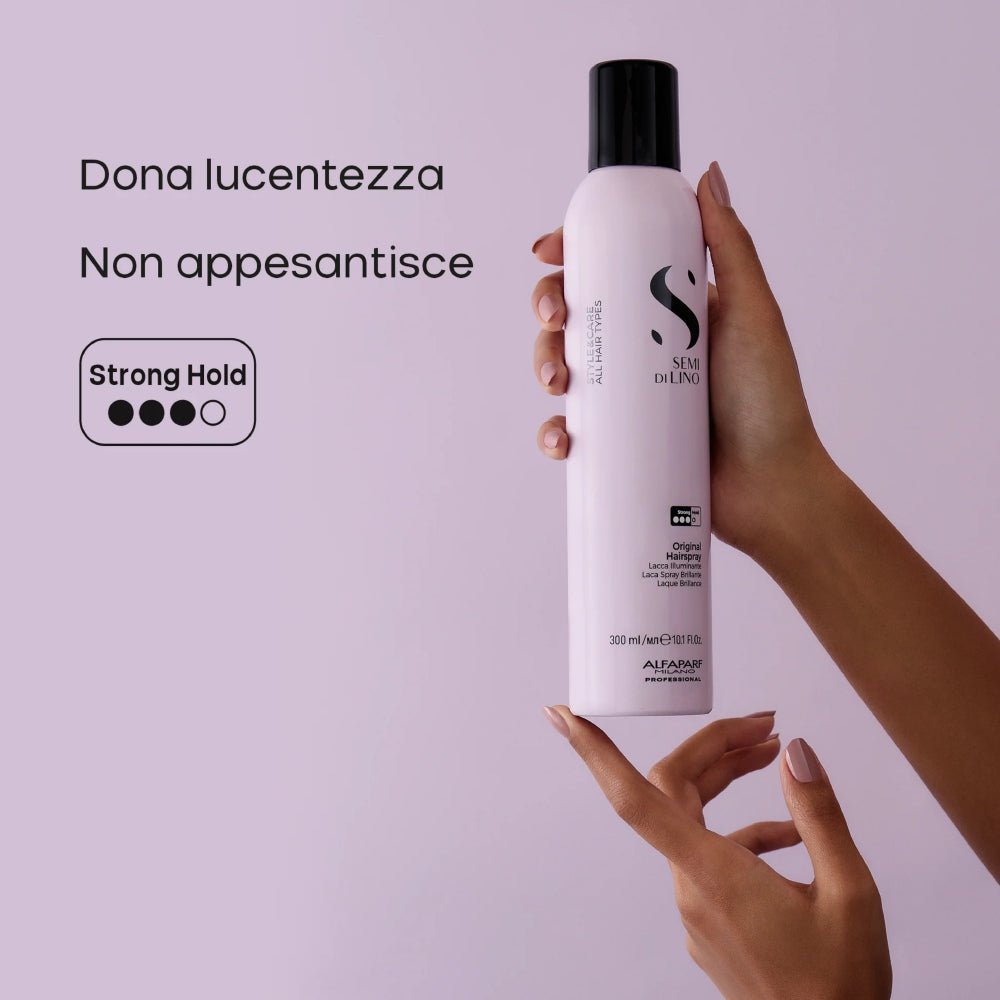 Alfaparf Semi di Lino Original Hairspray lacca capelli illuminanate 300ml - Planethair 