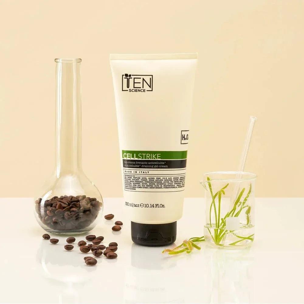 TEN Cell Strike Gel-Crema Drenante Anticellulite 300ml - Planethair