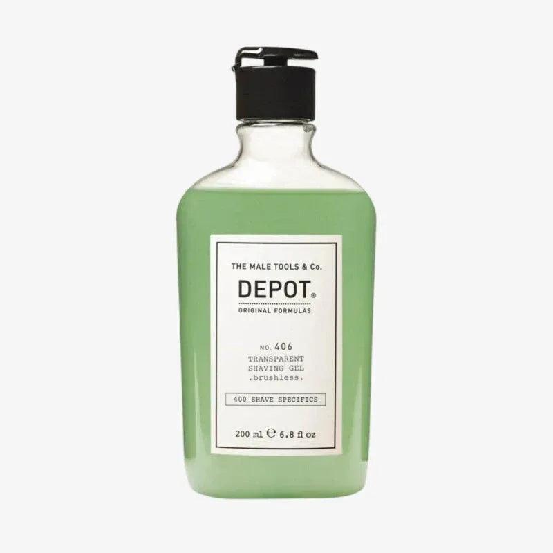 Depot No. 406 Transparent Shaving Gel da barba senza pennello - Planethair