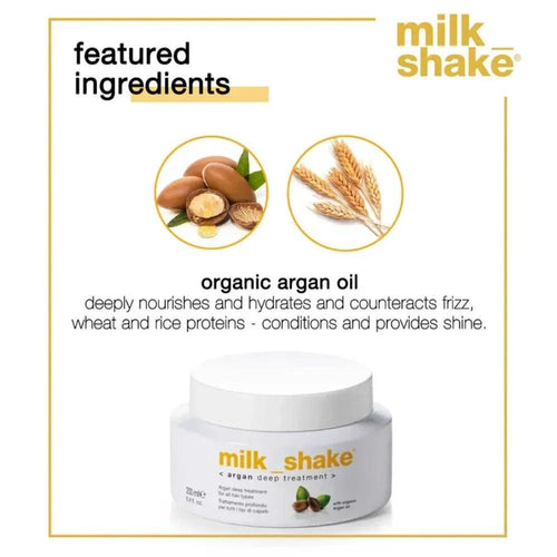 Milk Shake Argan Deep Treatment maschera idratante capelli 200ml - Planethair