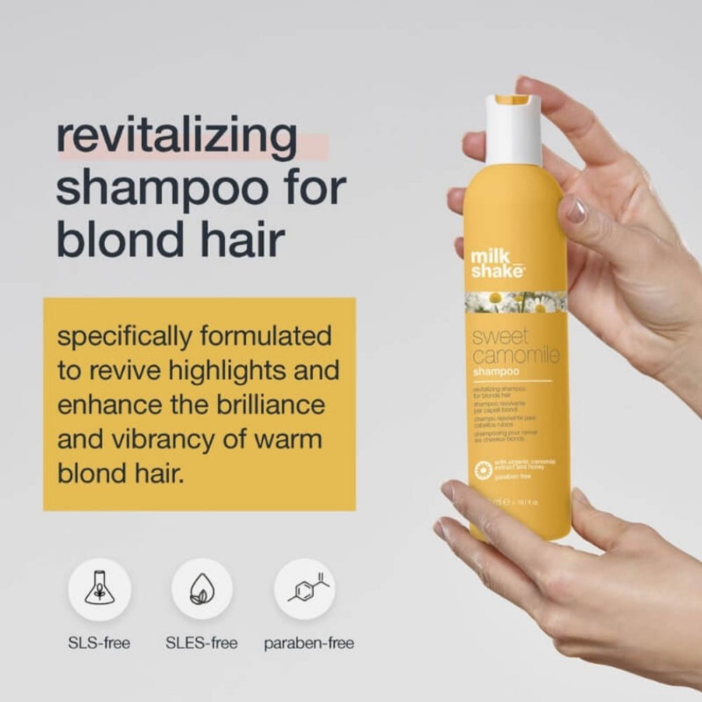 Milk Shake Sweet Camomile Shampoo capelli biondi 300ml - Planethair 